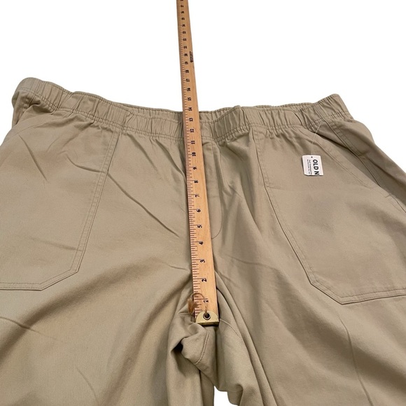 Old Navy High Rise Pulla Utility Pants Pull On Stretch Beige Pants-Size 2X NWT - Picture 5 of 14